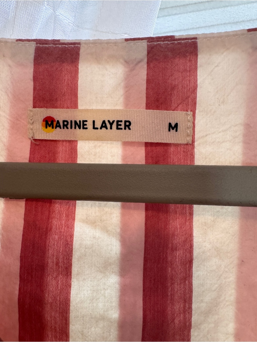Marine Layer Red and White Striped Maxi Dress - Picture 3 of 5